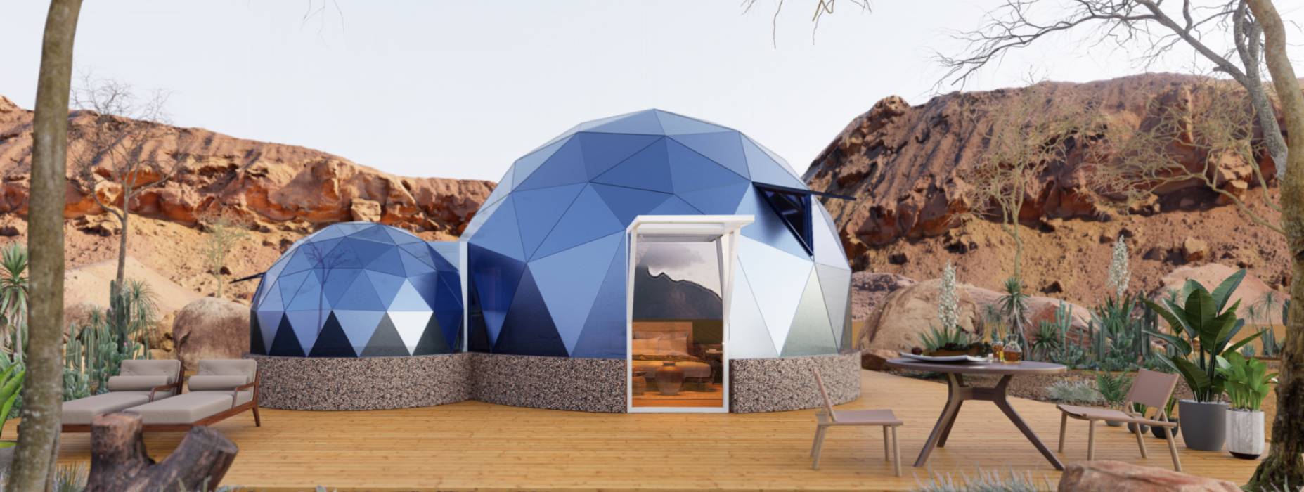 寻乌县球形智能光伏玻璃星空房